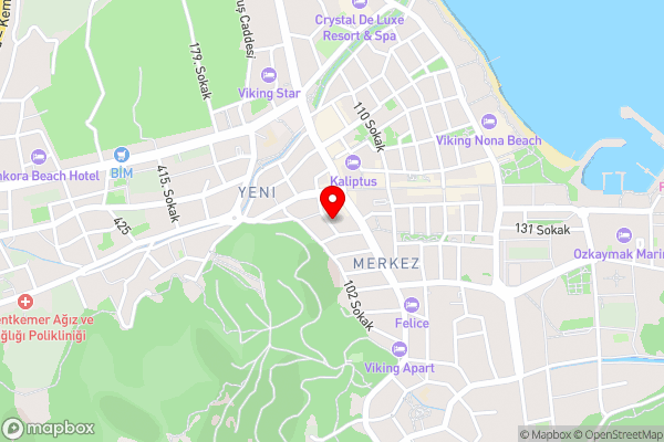 Arda Apart Kemer - Hotel Location Map