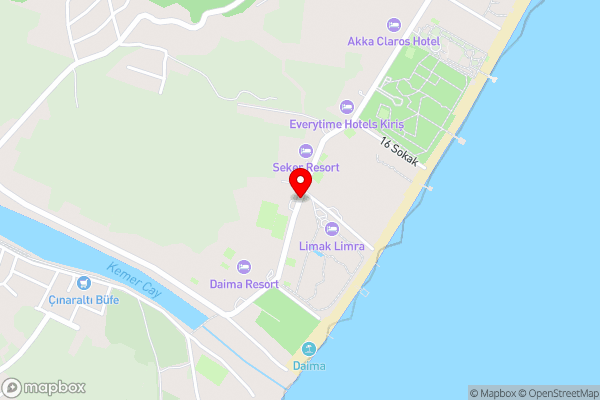 ARES BLUE Hotel - Hotel Location Map