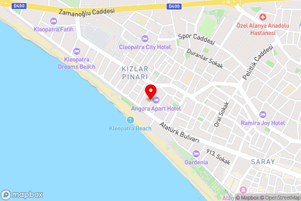 Aria Riva Apart Hotel - Hotel Location Map