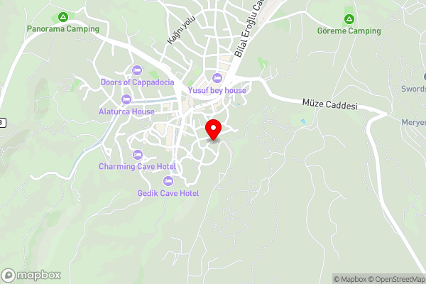 Arif Cave Hotel - Hotel Location Map
