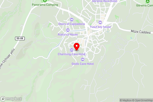 Arinna Cappadocia - Hotel Location Map