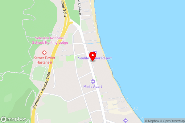 Armas Beach - Hotel Location Map