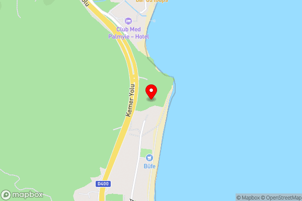 Armas Gul Beach - Hotel Location Map