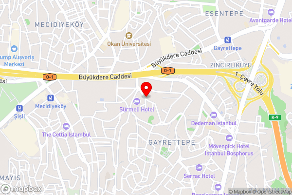 Armoni Residence Istanbul - Hotel Location Map