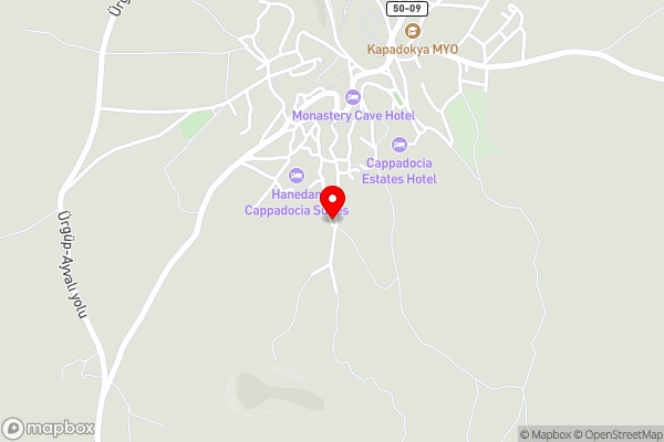 ArnovalleyButik Cave Hotel - Hotel Location Map
