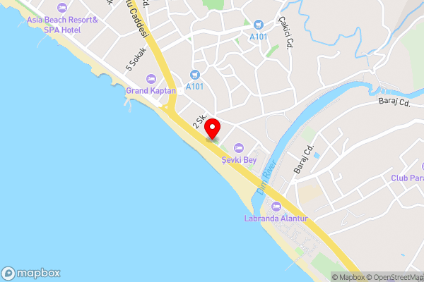 Arsi Paradise Beach Hotel - Hotel Location Map