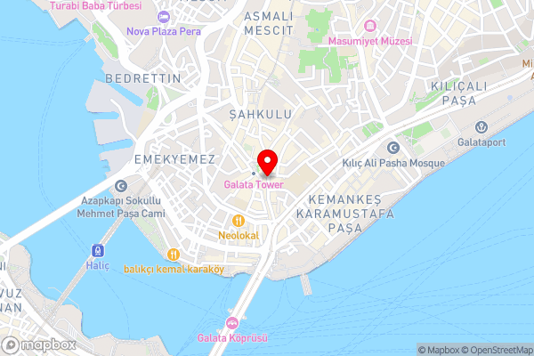 Art Nouveau Galata - Hotel Location Map