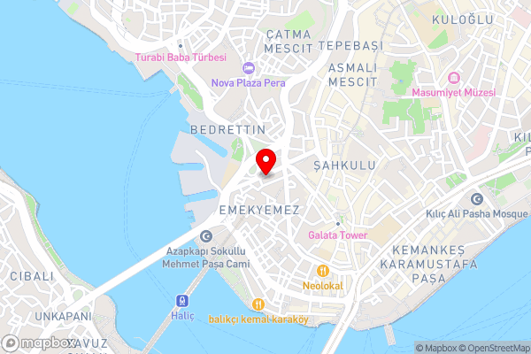 Art Nouveau Pera - Hotel Location Map