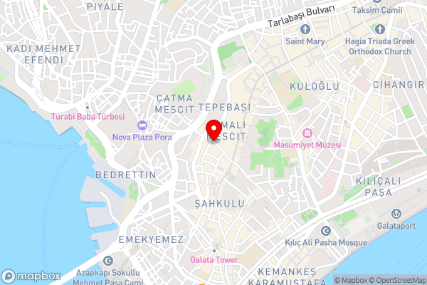 Art Pera Suites - Hotel Location Map