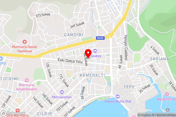 Arya Roof House - Hotel Location Map