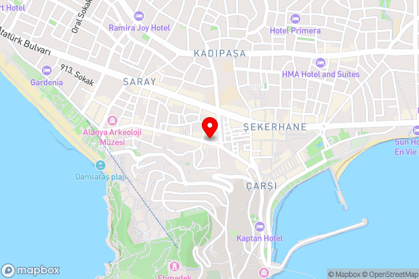 asemcity hotel - Hotel Location Map