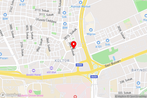 Asena Otel - Hotel Location Map