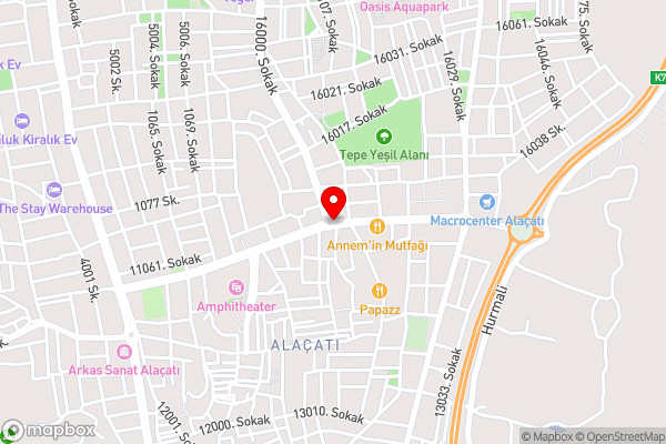 ASHA ALAÇATI - Hotel Location Map
