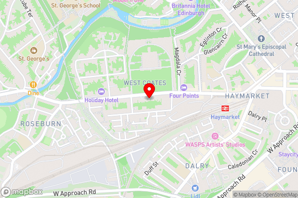 Ashgrove House Hotel - Hotel Location Map