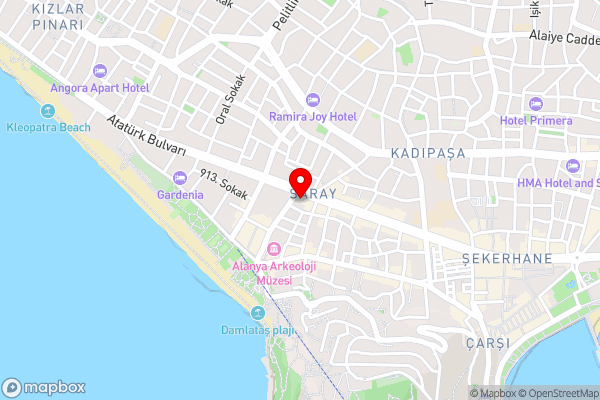 Aslan Corner Hotel - Hotel Location Map