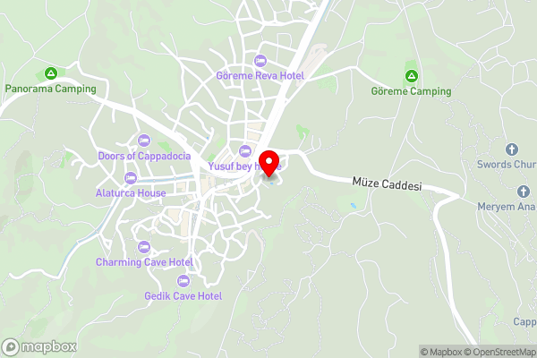 Asma Cave House - Hotel Location Map
