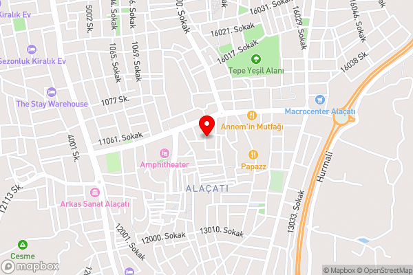 Asma Han Alacati - Hotel Location Map