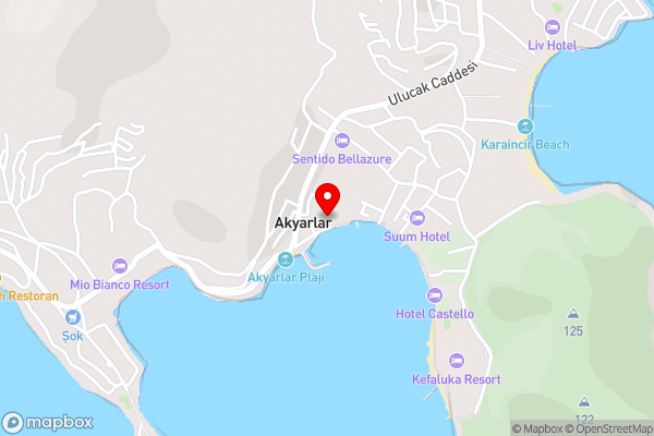 ASmarin Hotel Akyarlar - Hotel Location Map