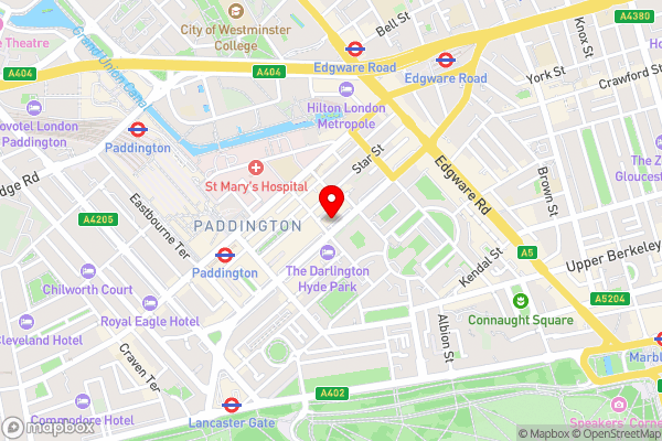 Astoria Hotel - Hotel Location Map