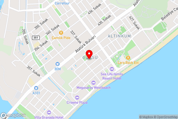 Ataer Hotel - Hotel Location Map