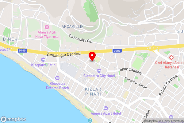 Atak Apart Hotel - Hotel Location Map