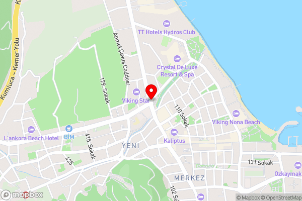 ATAMERT-HİGH CLASS - Hotel Location Map