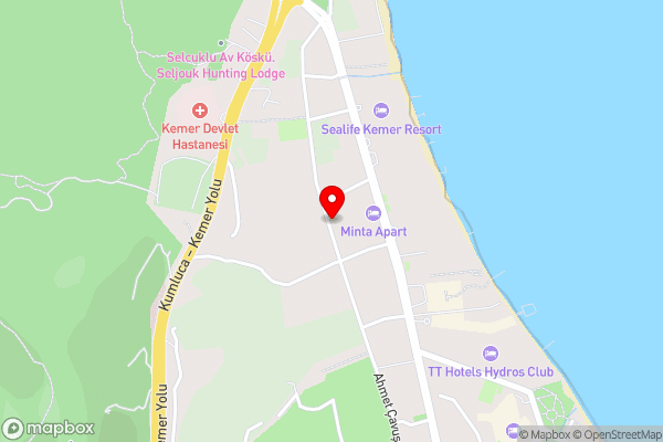 Atamert hıgh class - Hotel Location Map