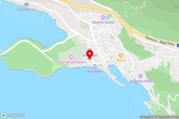 Ates Pension - Hotel Location Map