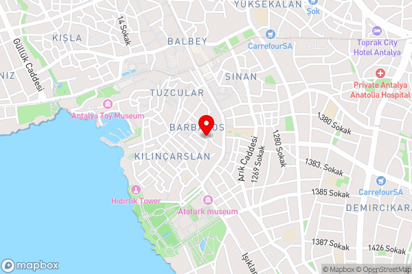 ATICI HOTEL - Hotel Location Map