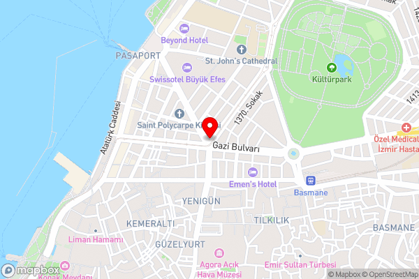 ATLAS OTELİ - Hotel Location Map