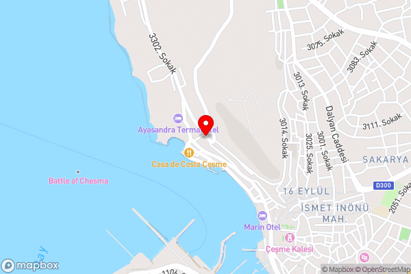 Atrium Taş Otel - Hotel Location Map