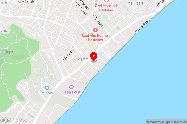 Aurasia Deluxe Hotel - Hotel Location Map