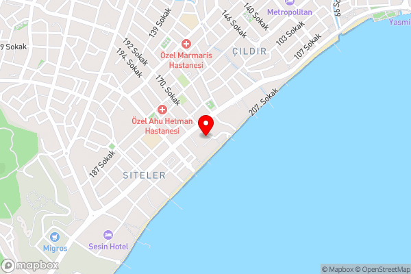 Aurasia Sea Side Hotel - Hotel Location Map