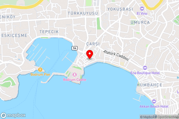 Authentic Bodrum House - Hotel Location Map
