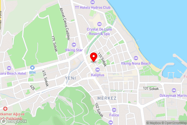 Avlu Hotel - Hotel Location Map