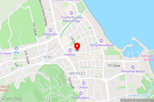 Avlu Villas & Apartments - Hotel Location Map