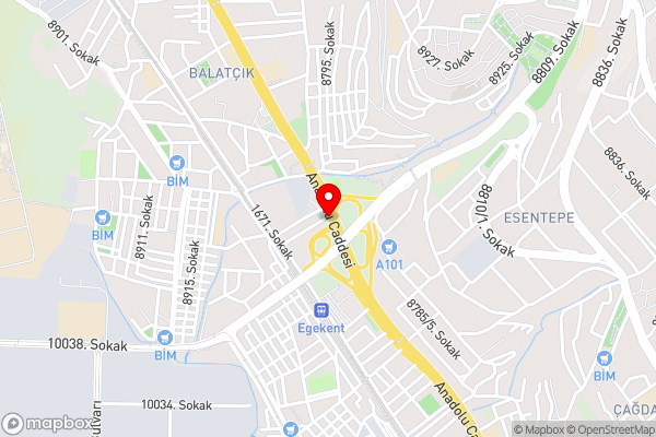 Avwan Hotel Çiğli - Hotel Location Map