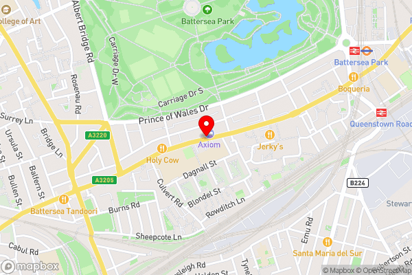 Axiom Park Hotel - Hotel Location Map