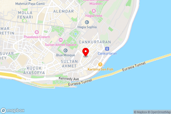 Azade Suites - Hotel Location Map