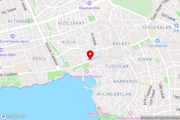 Aziz Otel - Hotel Location Map