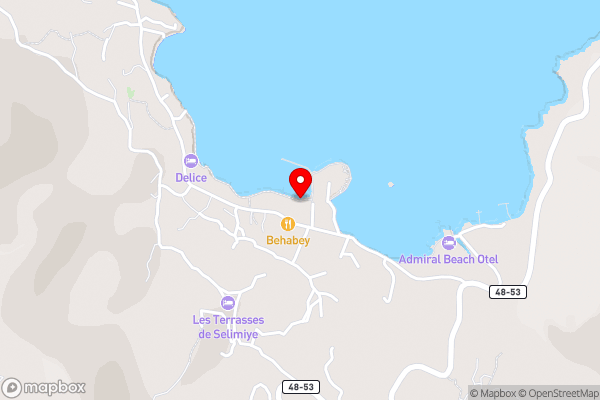 AZUL HOTEL SELİMİYE - Hotel Location Map