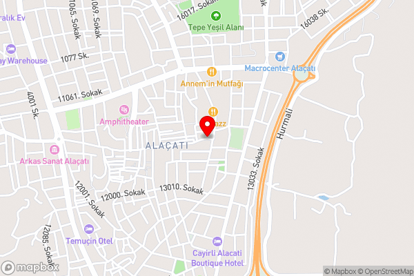 Baba Evi Alaçatı - Hotel Location Map