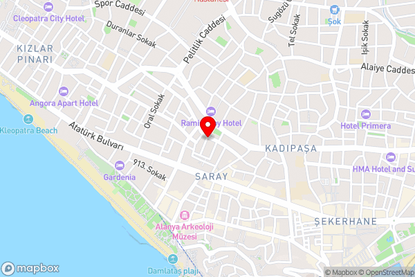 Babaoglu Apart Hotel - Hotel Location Map