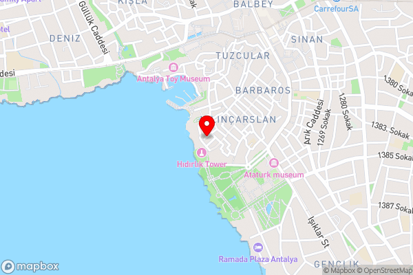 Bacchus Pension - Hotel Location Map