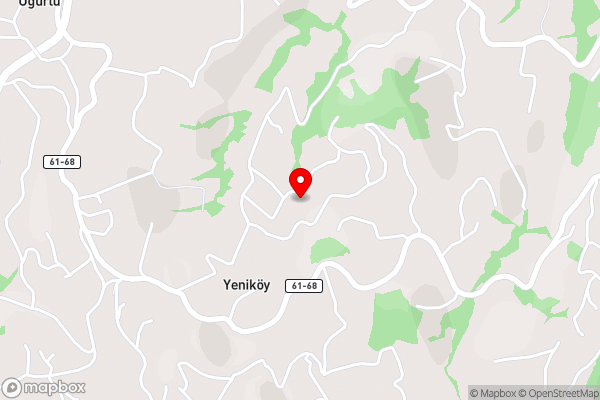 Bahçede Ahşap Bağ Evi ve Çardak - Hotel Location Map