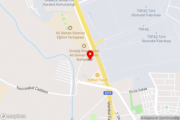 Baia Bursa Hotel - Hotel Location Map