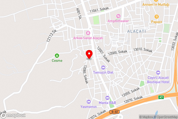 Balambaka Otel Alaçatı - Hotel Location Map