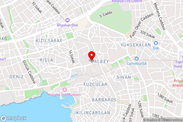 Balbey Apart Otel - Hotel Location Map