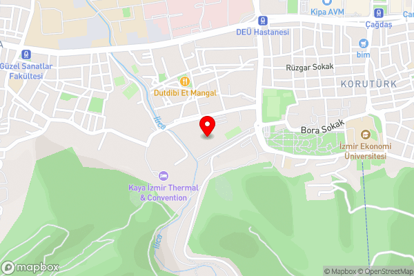 Balcova Termal Hotel - Hotel Location Map