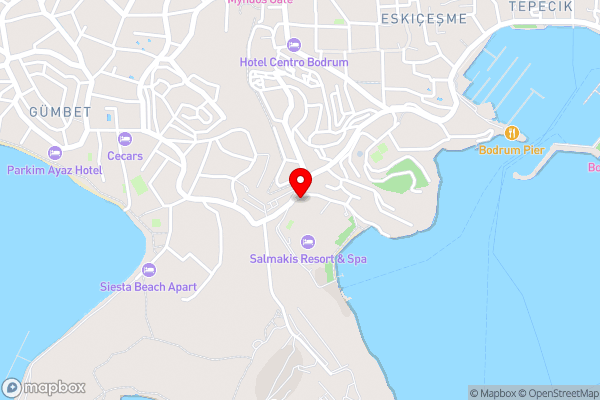 Bardakçı Residence - Hotel Location Map